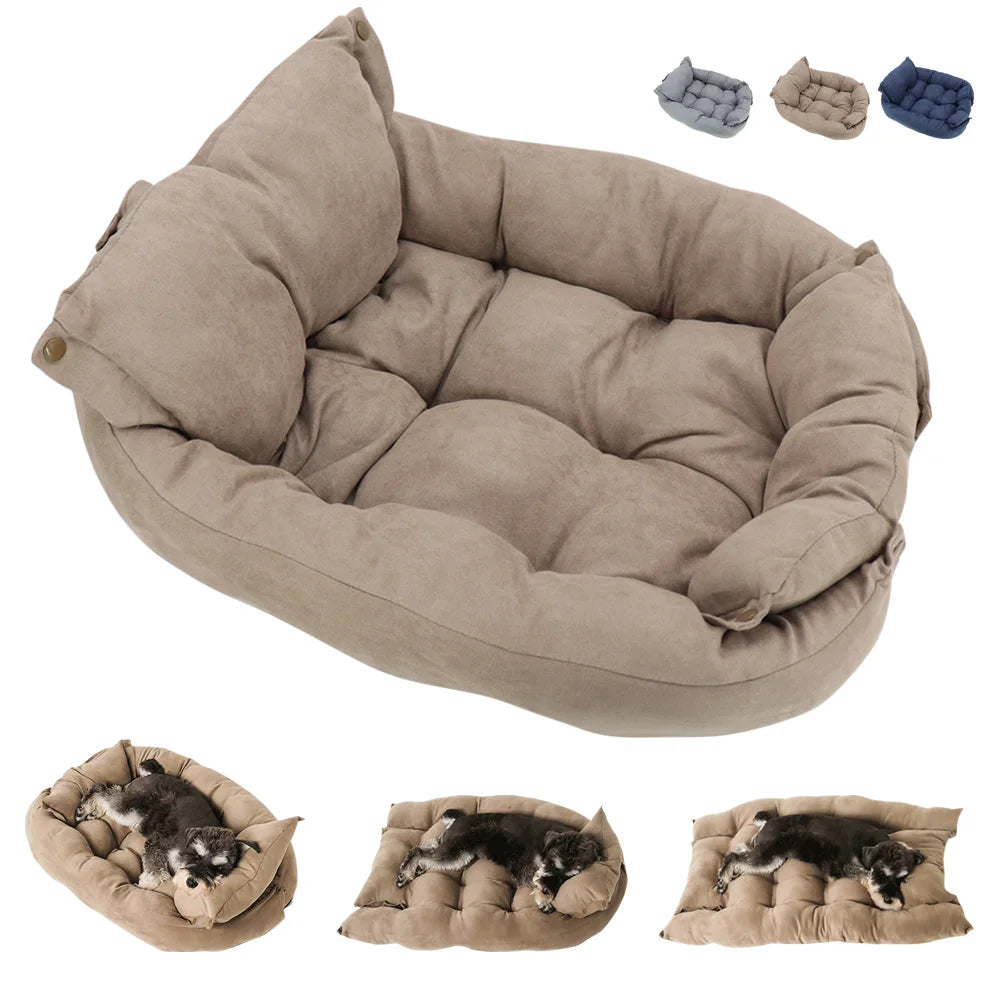 Cama multifunción 3 en 1 para perros y gatos