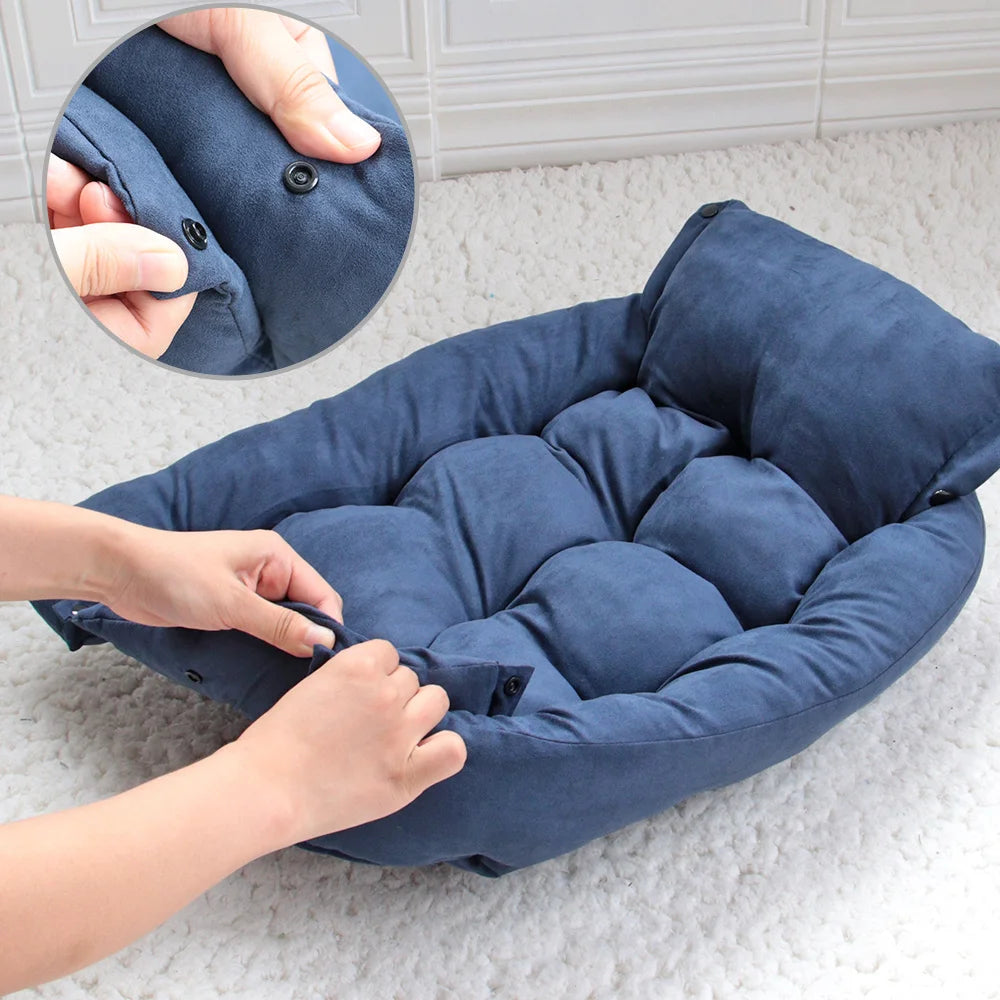 Cama multifunción 3 en 1 para perros y gatos