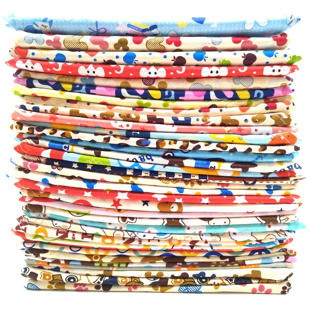 Pack de 10 bandanas triangulares de tela para perros