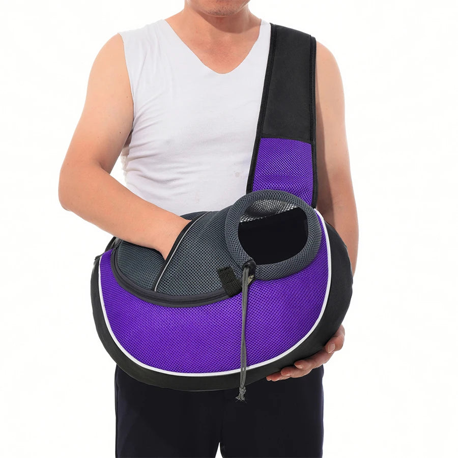 Bandolera ventilada para gatos y perros pequeños