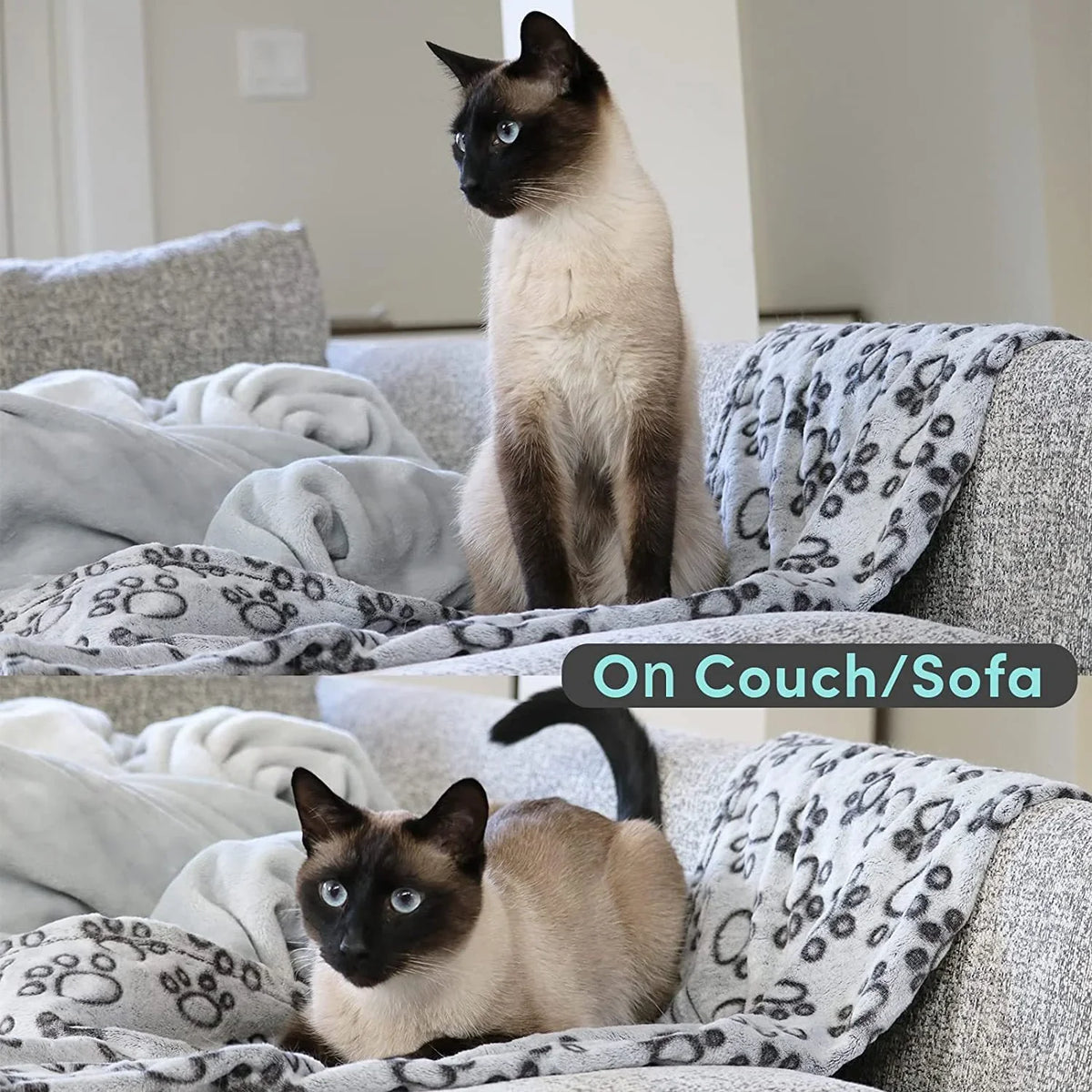 Manta de polar coral para perros y gatos