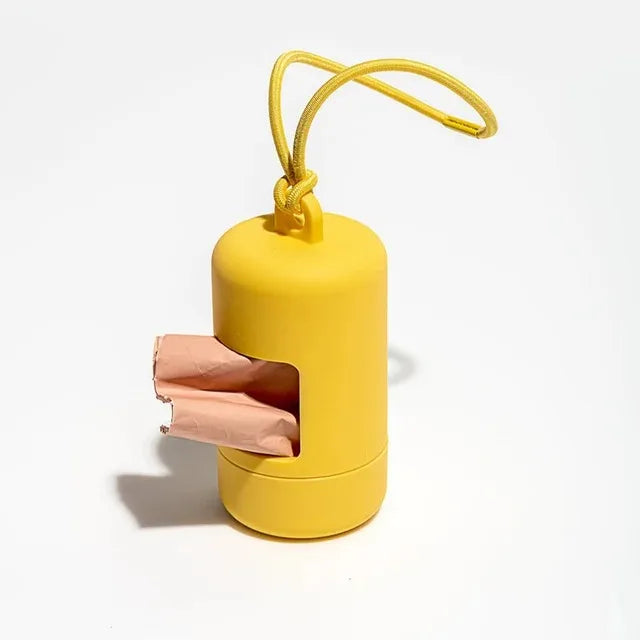 Dispensador portátil de bolsitas para paseos con perros