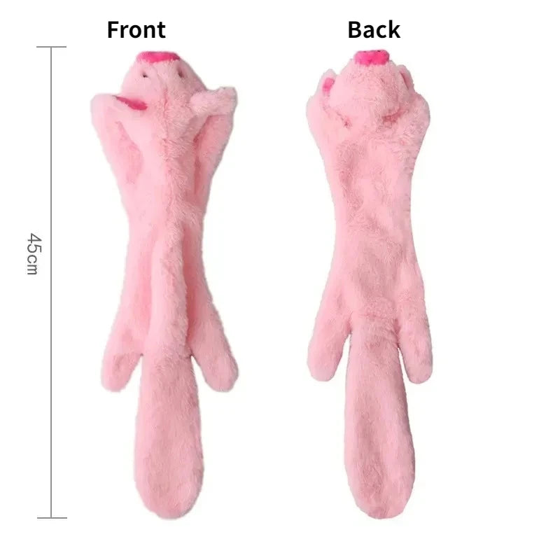 Peluche plano para perros sin relleno y con sonido