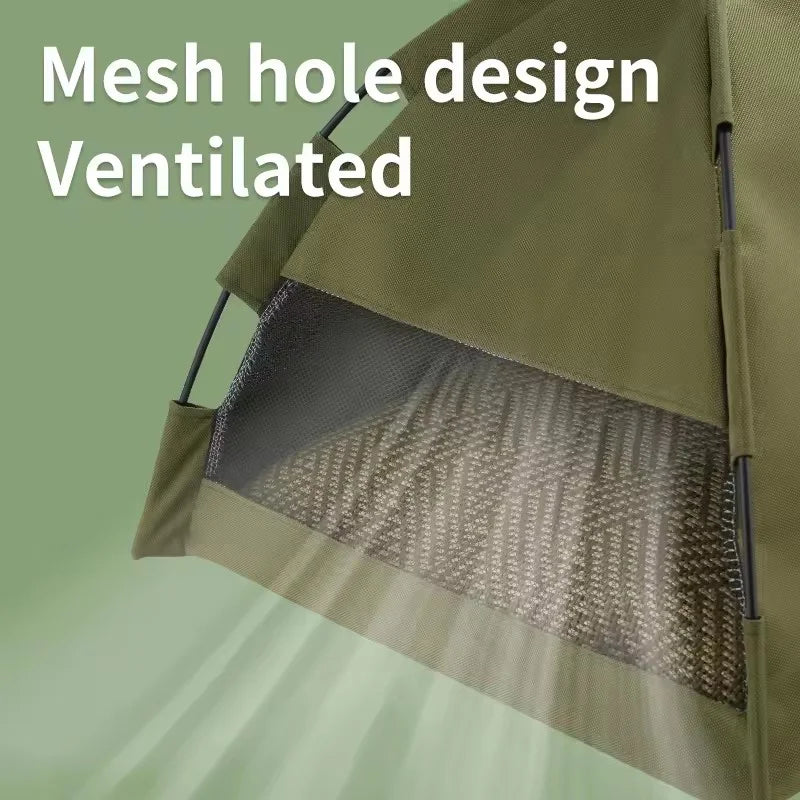 Carpa plegable para gatos con colchoneta reversible
