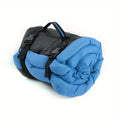 Colchoneta lavable para perros con superficie de jean
