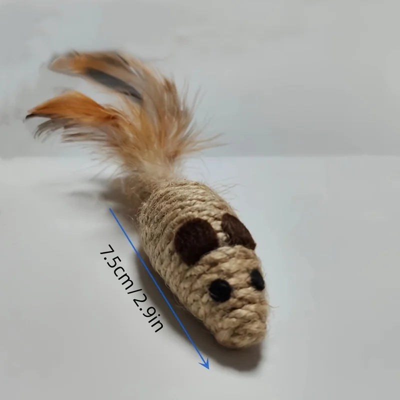 Ratón de juguete para gatos en distintas cantidades