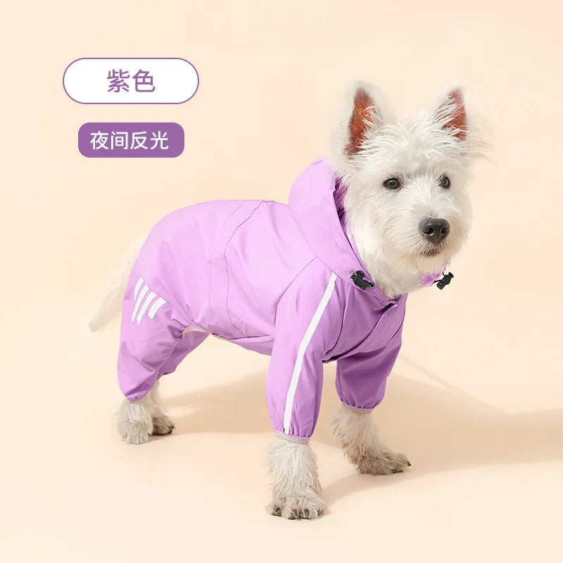 Piloto enterito reflectivo para perros pequeños y medianos