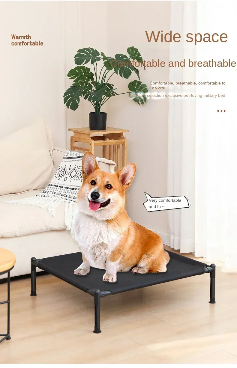Catre elevado plegable para perros y gatos