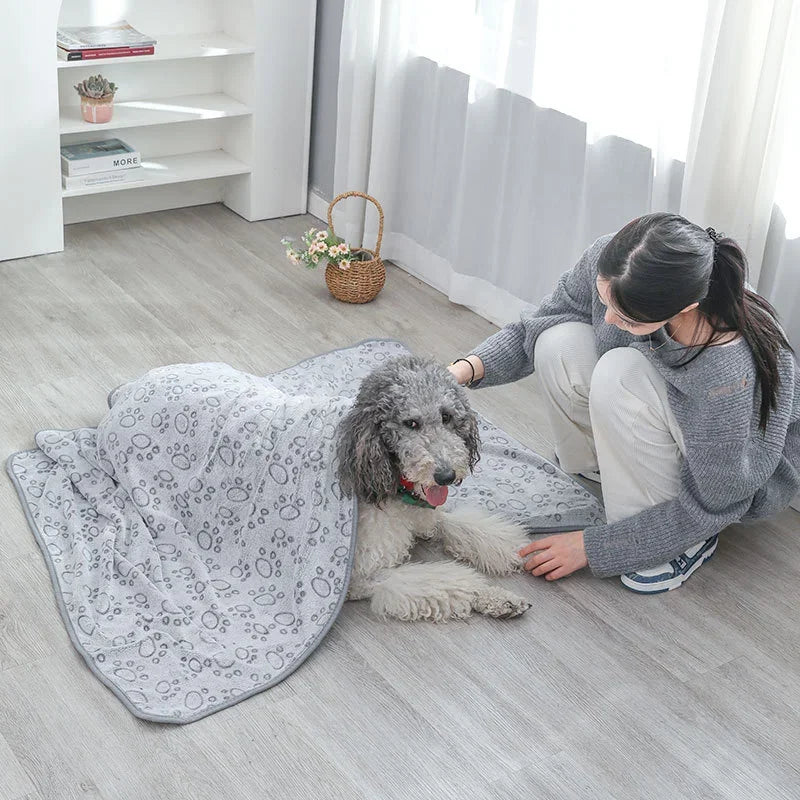 Manta de polar coral para perros y gatos
