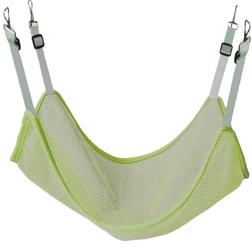 Hamaca de malla para gatos con correas ajustables