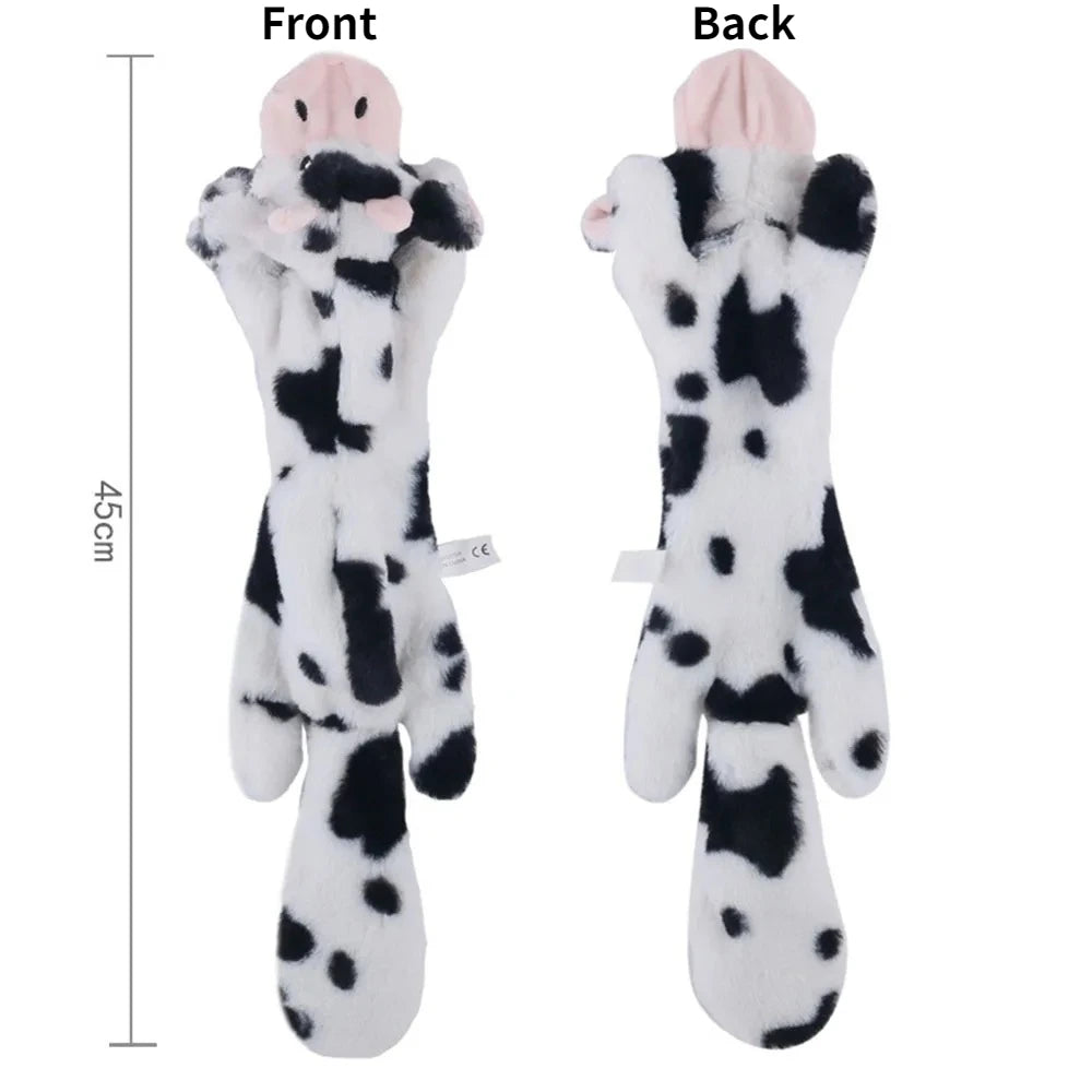 Peluche plano para perros sin relleno y con sonido