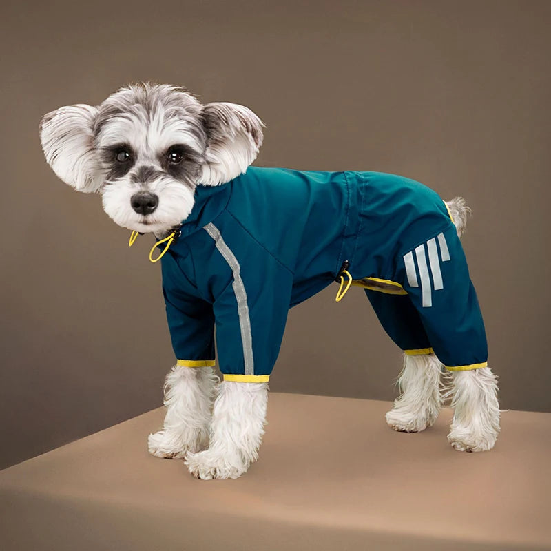 Piloto enterito reflectivo para perros pequeños y medianos