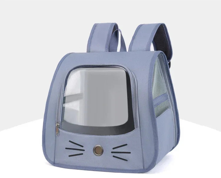 Mochila transportadora ventilada para gatos y perros pequeños