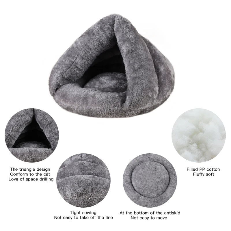Cama suave para perros y gatos de 40 a 50 cm