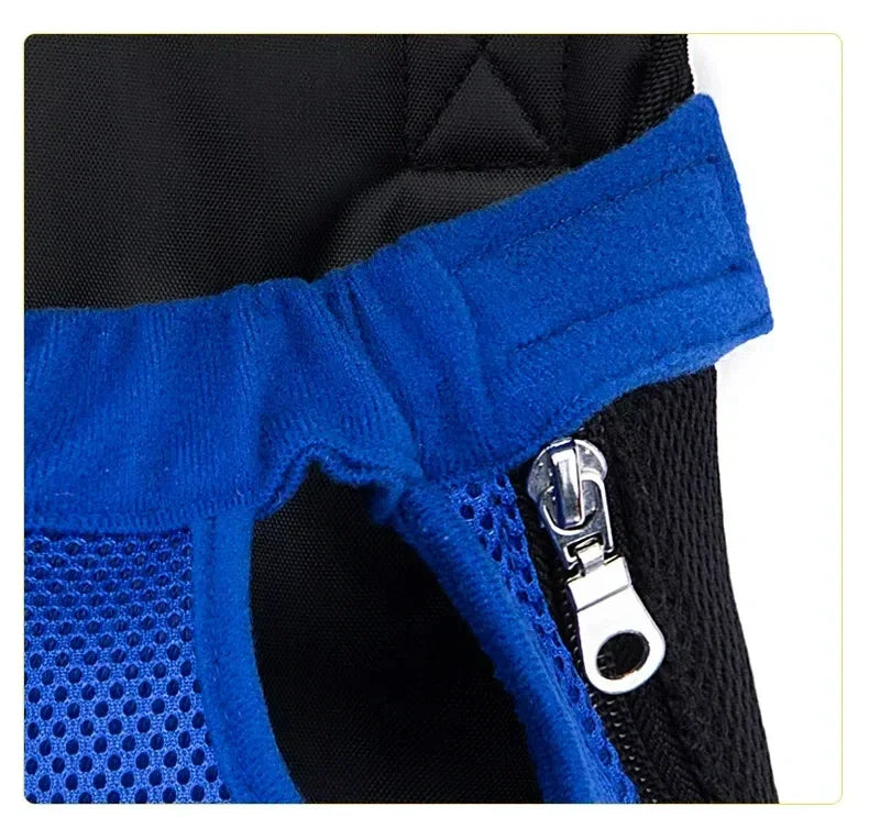 Mochila frontal de malla para mascotas pequeñas
