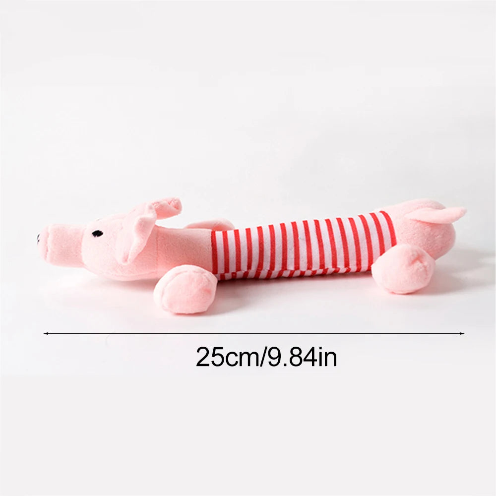 Peluche plano para perros sin relleno y con sonido