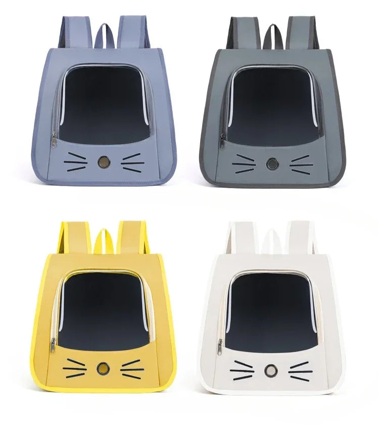 Mochila transportadora ventilada para gatos y perros pequeños