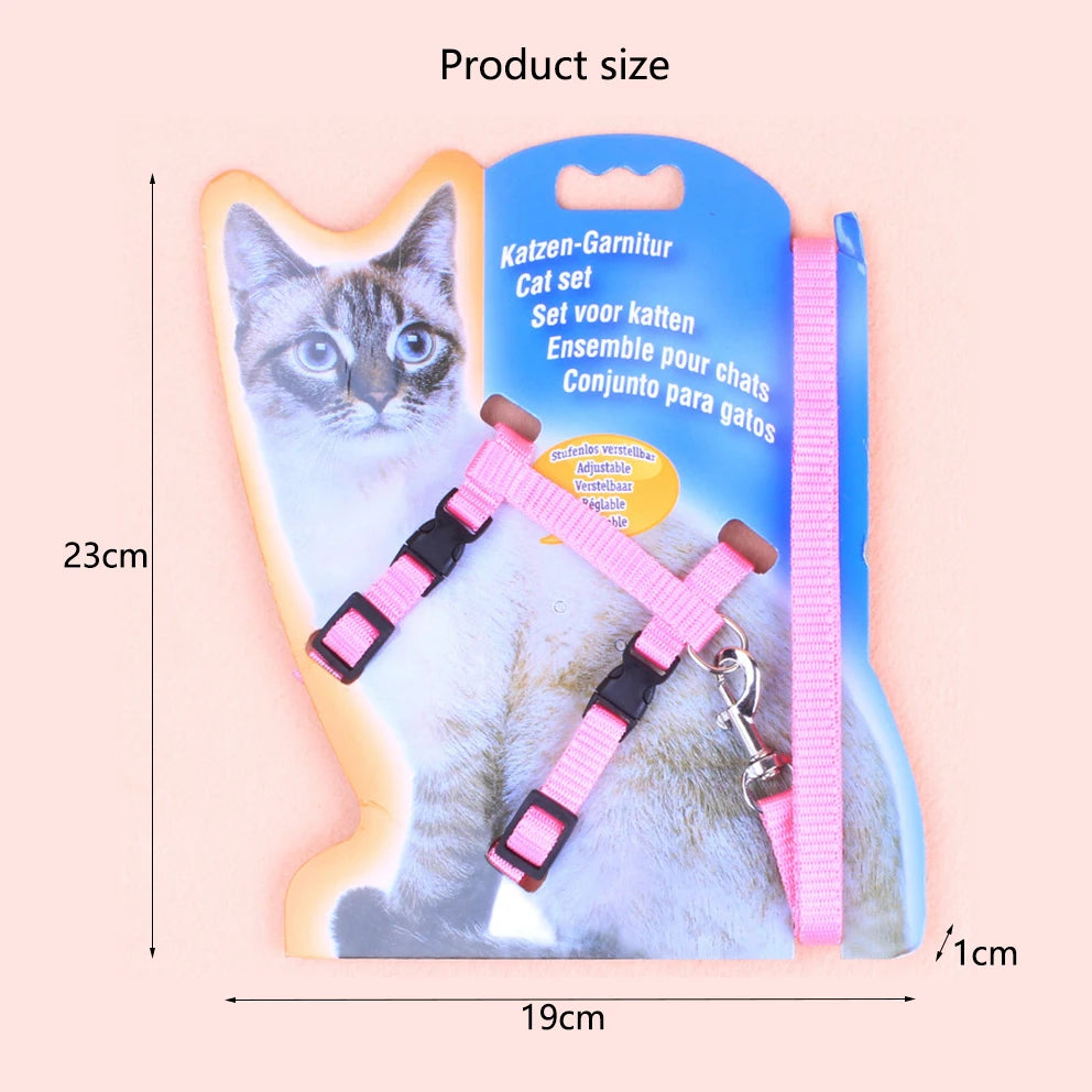 Pretal en H para gatos de diseño simple