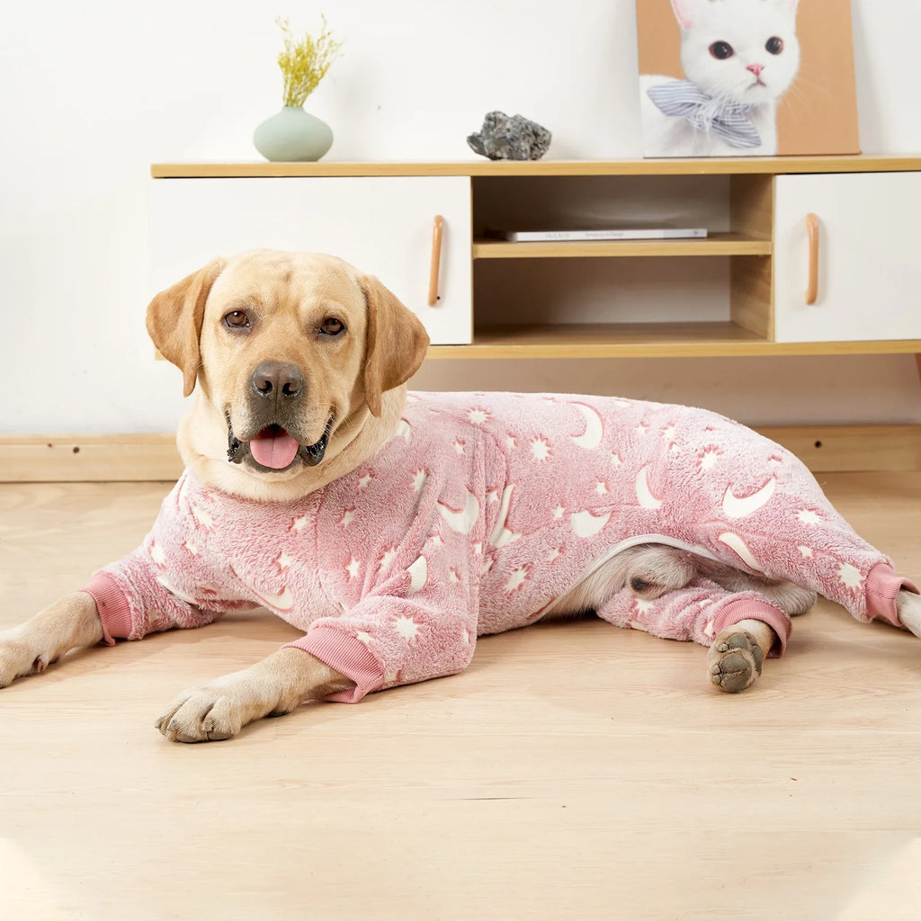 Pijama de polar de cuatro patas para perros