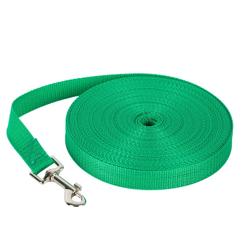 Correa de nylon para perros con largos de 1,2 a 30 m