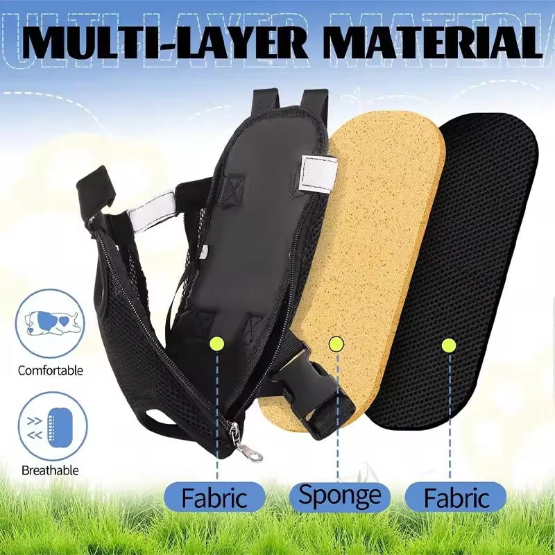 Mochila frontal de malla para mascotas pequeñas