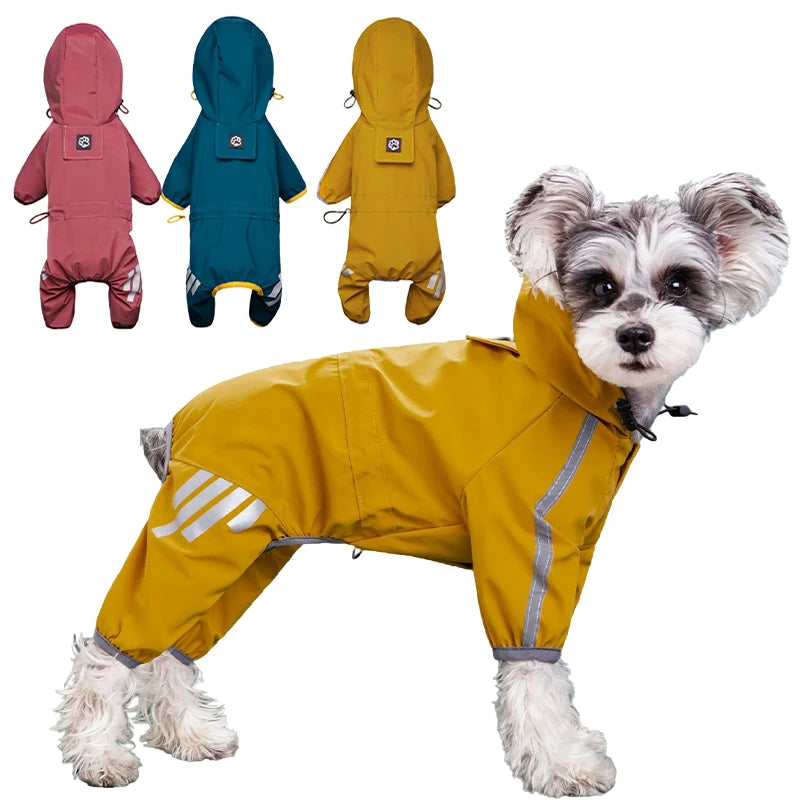Piloto enterito reflectivo para perros pequeños y medianos