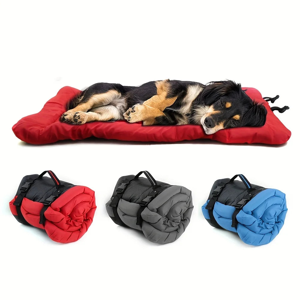 Colchoneta lavable para perros con superficie de jean