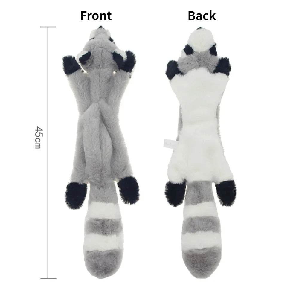 Peluche plano para perros sin relleno y con sonido