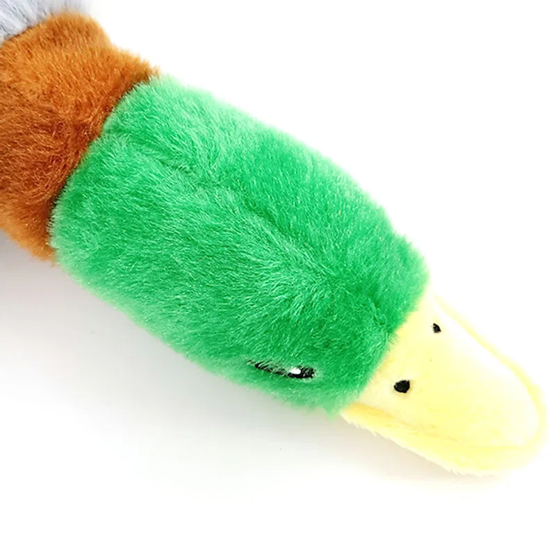 Pato de peluche con sonido para perros