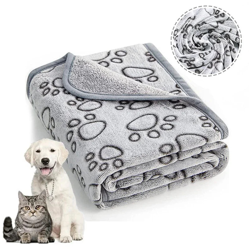 Manta de polar coral para perros y gatos