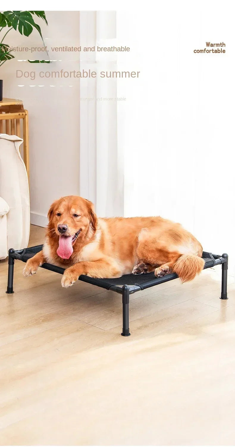 Catre elevado plegable para perros y gatos