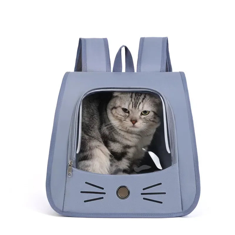 Mochila transportadora ventilada para gatos y perros pequeños