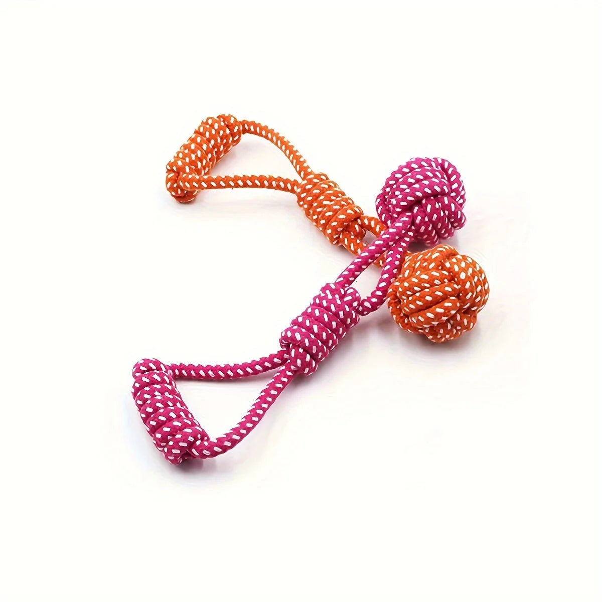 Pelota con soga de agarre para perros