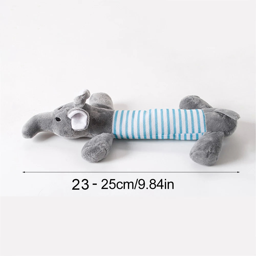 Peluche plano para perros sin relleno y con sonido