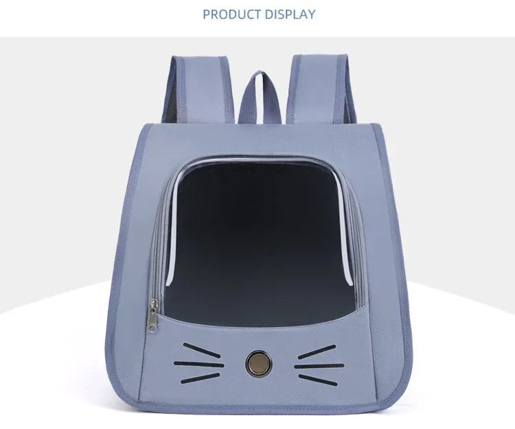Mochila transportadora ventilada para gatos y perros pequeños