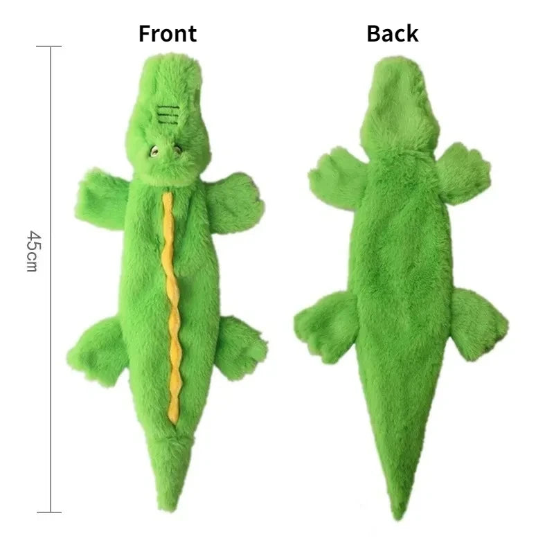 Peluche plano para perros sin relleno y con sonido