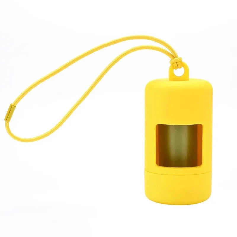 Dispensador portátil de bolsitas para paseos con perros