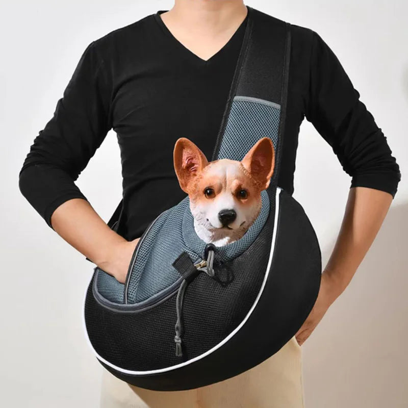 Bandolera ventilada para gatos y perros pequeños