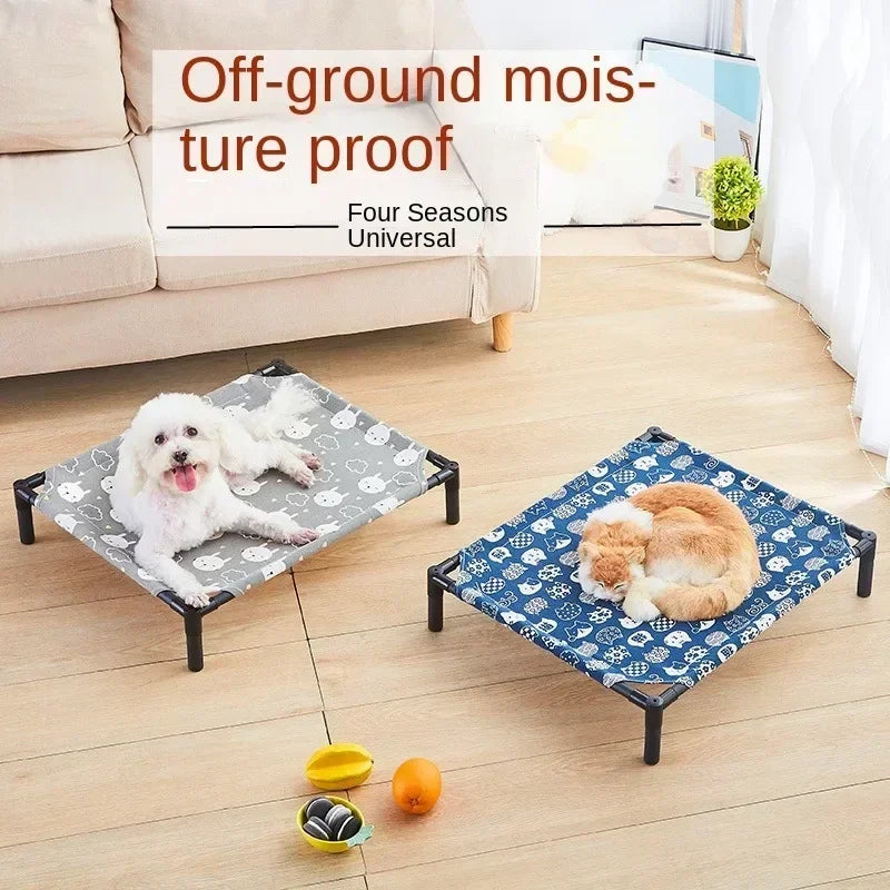 Catre elevado plegable para perros y gatos