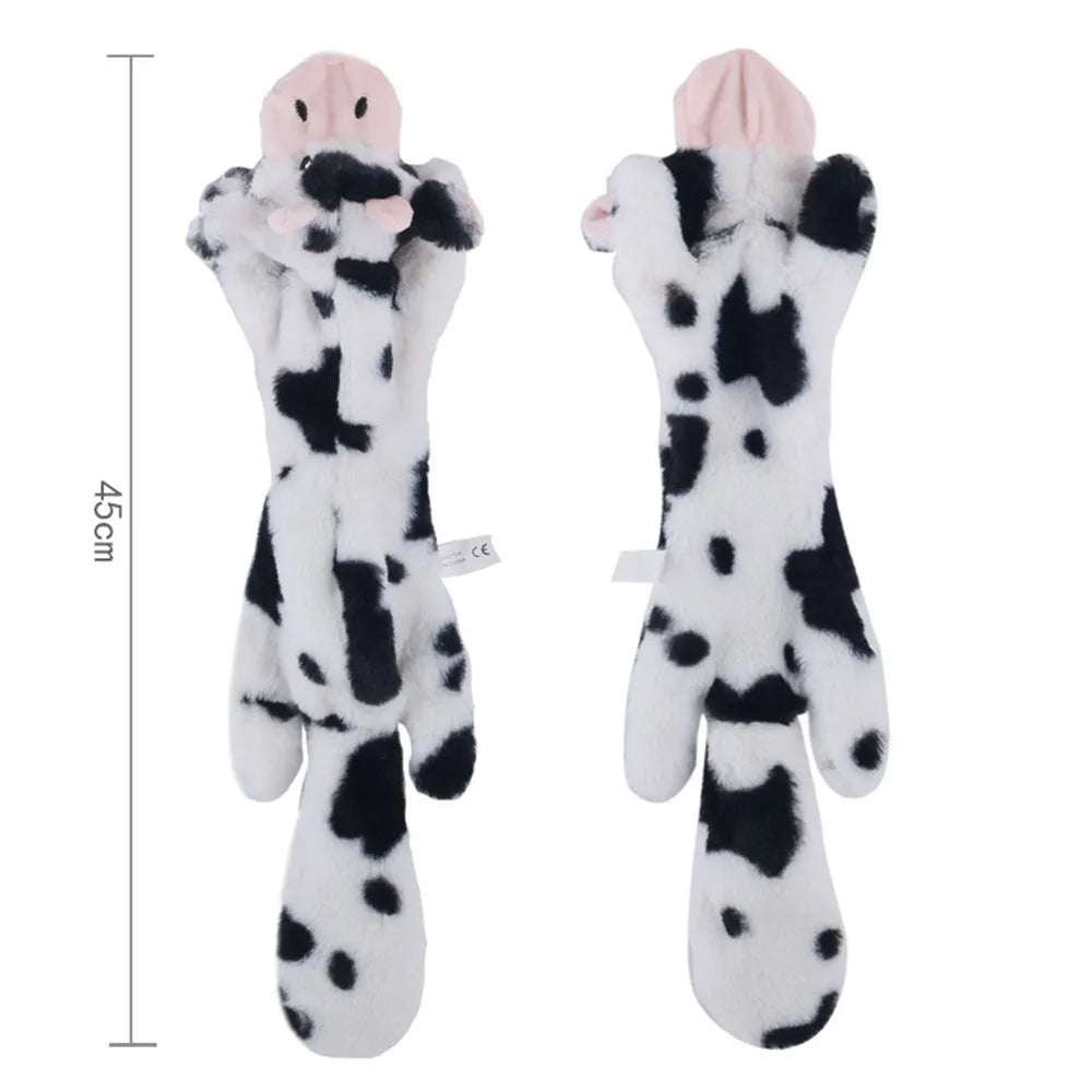 Peluche plano para perros sin relleno y con sonido