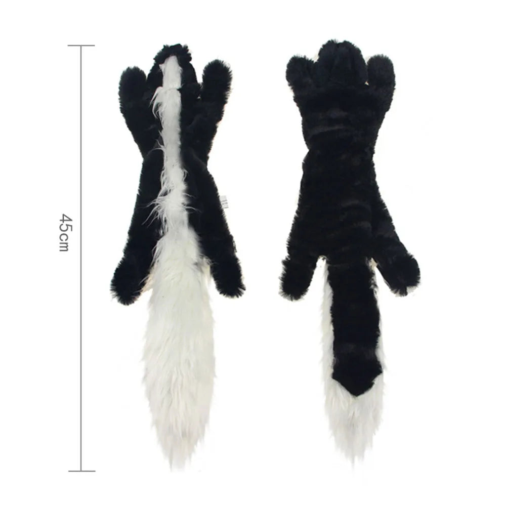 Peluche plano para perros sin relleno y con sonido