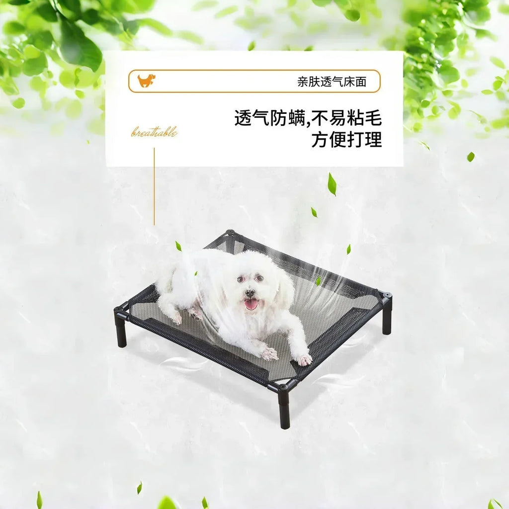Catre elevado plegable para perros y gatos