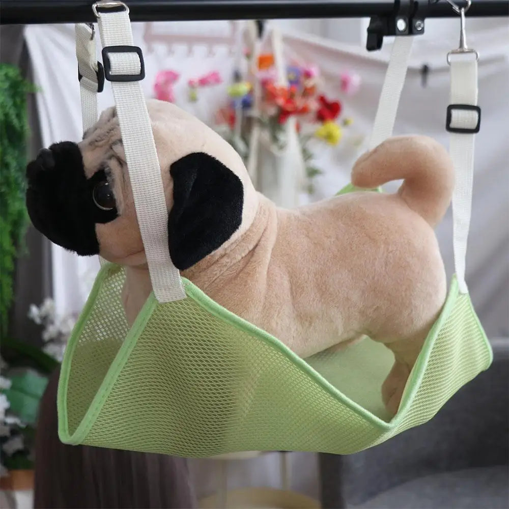 Hamaca de malla para gatos con correas ajustables
