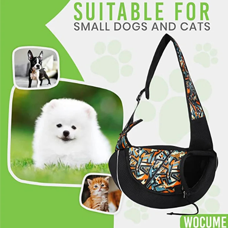Bandolera ventilada para gatos y perros pequeños