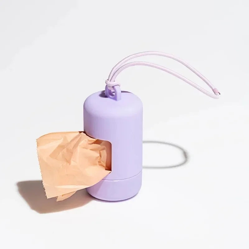 Dispensador portátil de bolsitas para paseos con perros
