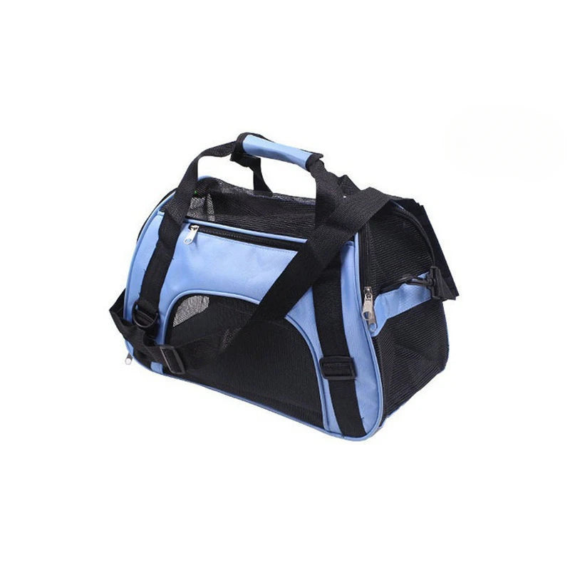 Bolso transportador plegable de nylon con ventilación