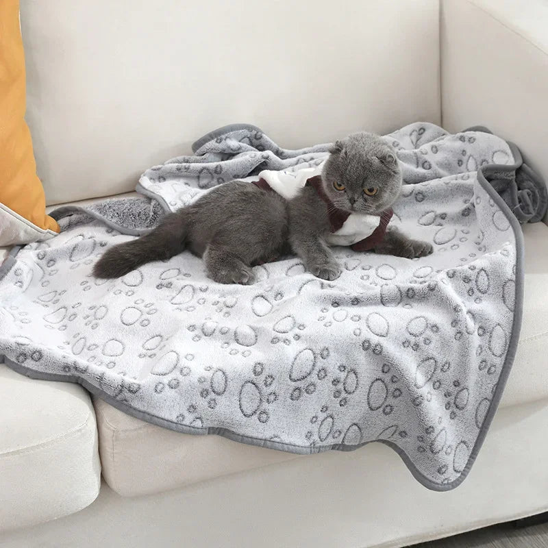 Manta de polar coral para perros y gatos