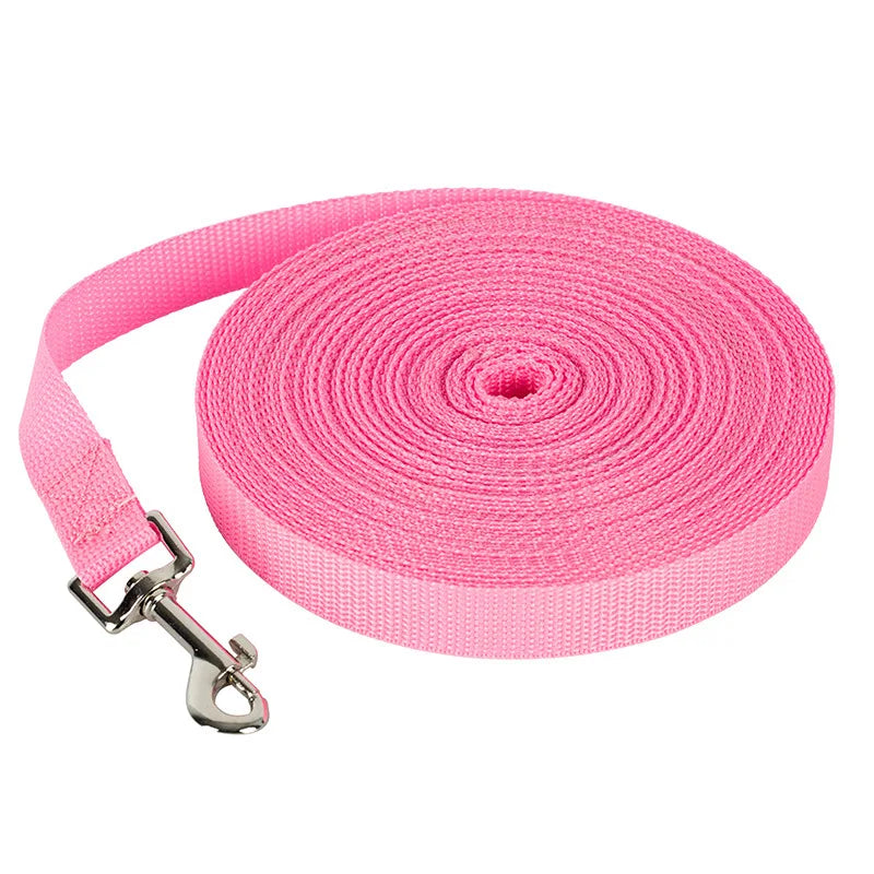 Correa de nylon para perros con largos de 1,2 a 30 m