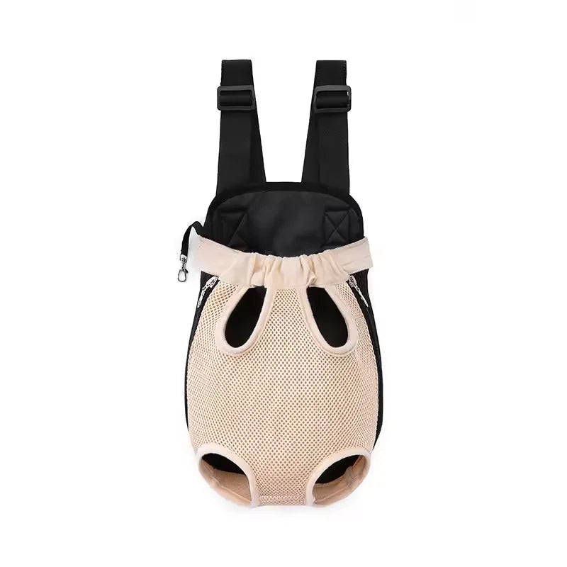 Mochila frontal de malla para mascotas pequeñas