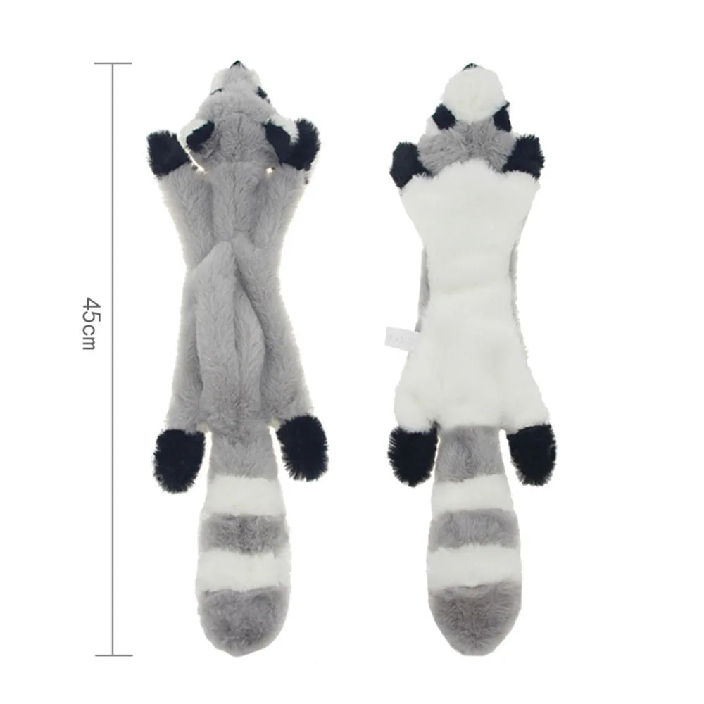Peluche plano para perros sin relleno y con sonido